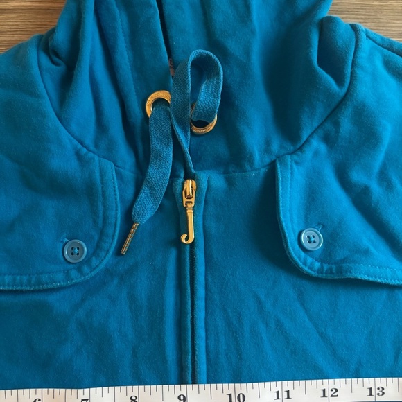 Womens Juicy Couture Blue Zip-Up Hoodie Jacket – Size Small - Picture 9 of 9